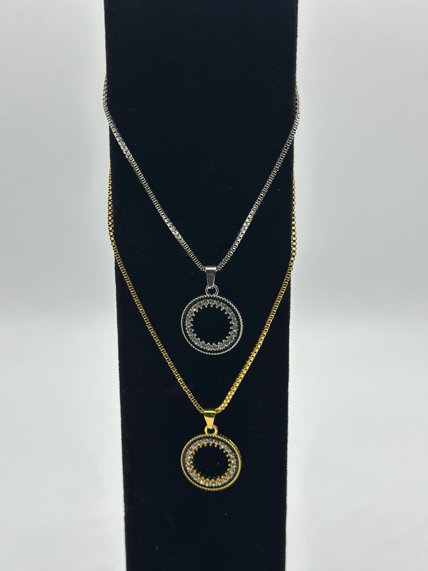 Luxury Stainless Circle Pendant