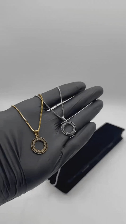 Luxury Stainless Circle Pendant